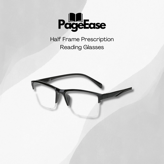 Half Frame Prescription Reading Glasses