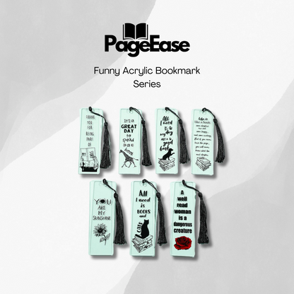 Funny Acrylic Bookmark Series