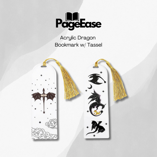 Dragon Bookmark with Golden Tassel