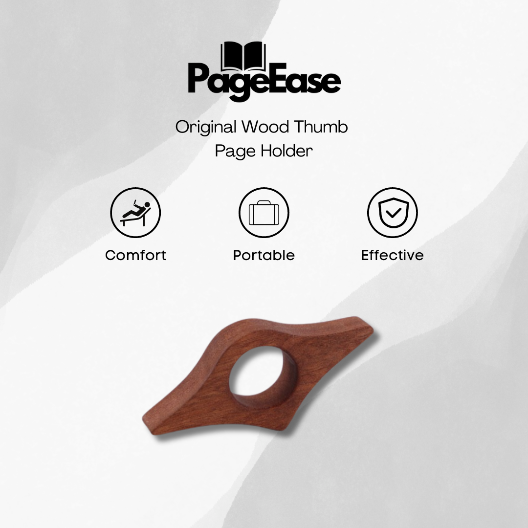 PageEase™ - Original Wooden Page Buddy