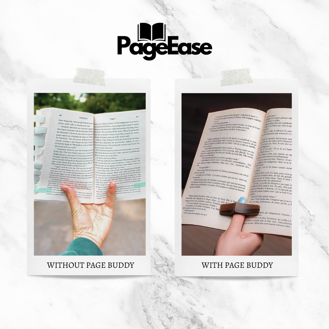 PageEase™ - Original Wooden Page Buddy