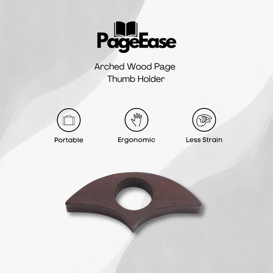 PageEase™ - Arched Shaped Wood Page Buddy