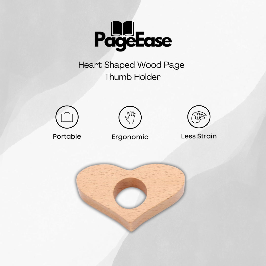 PageEase™ - Heart Themed Page Buddy