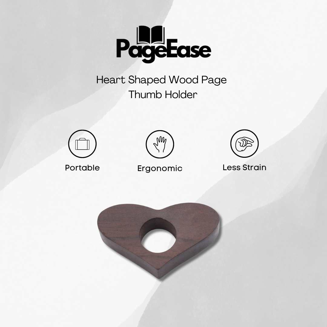 PageEase™ - Heart Themed Page Buddy