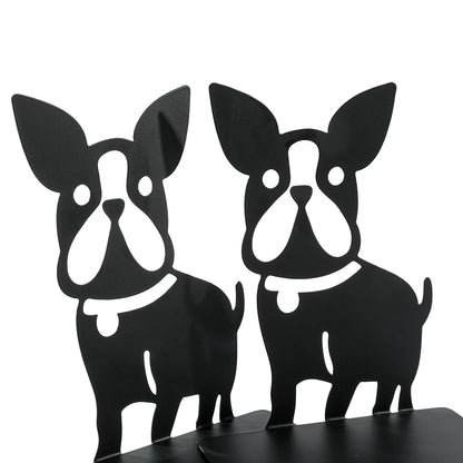 Black French Bulldog Bookend