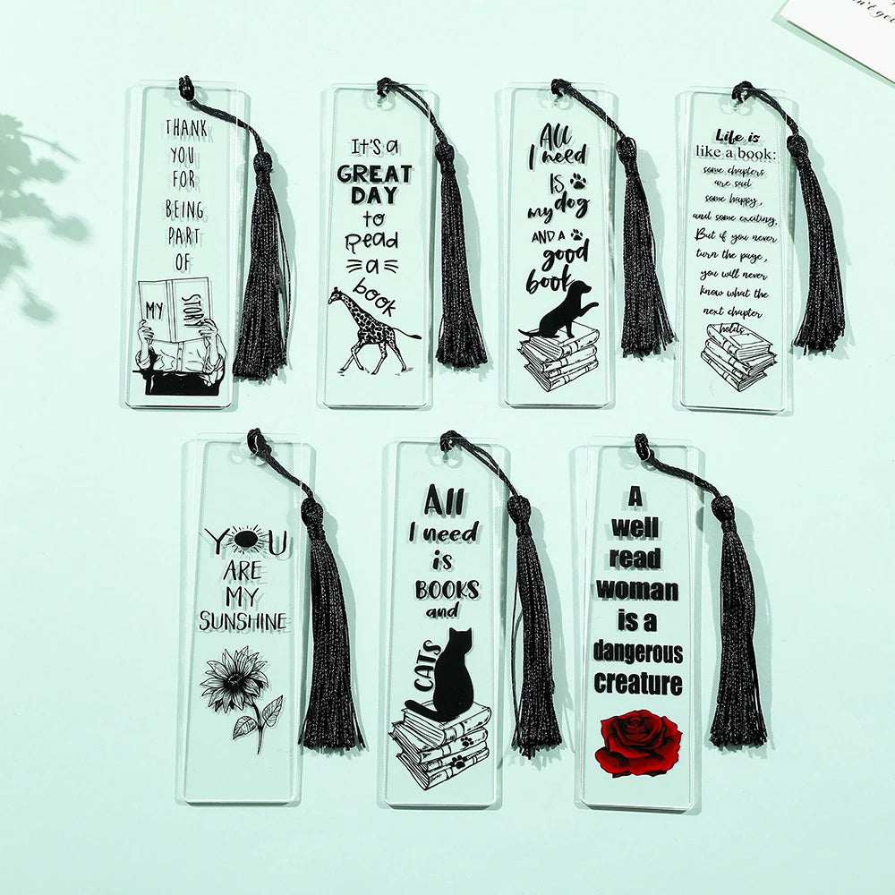 Funny Acrylic Bookmark Series