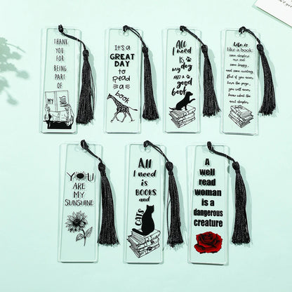 Funny Acrylic Bookmark Series