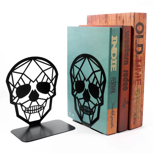 Black Skull Bookend