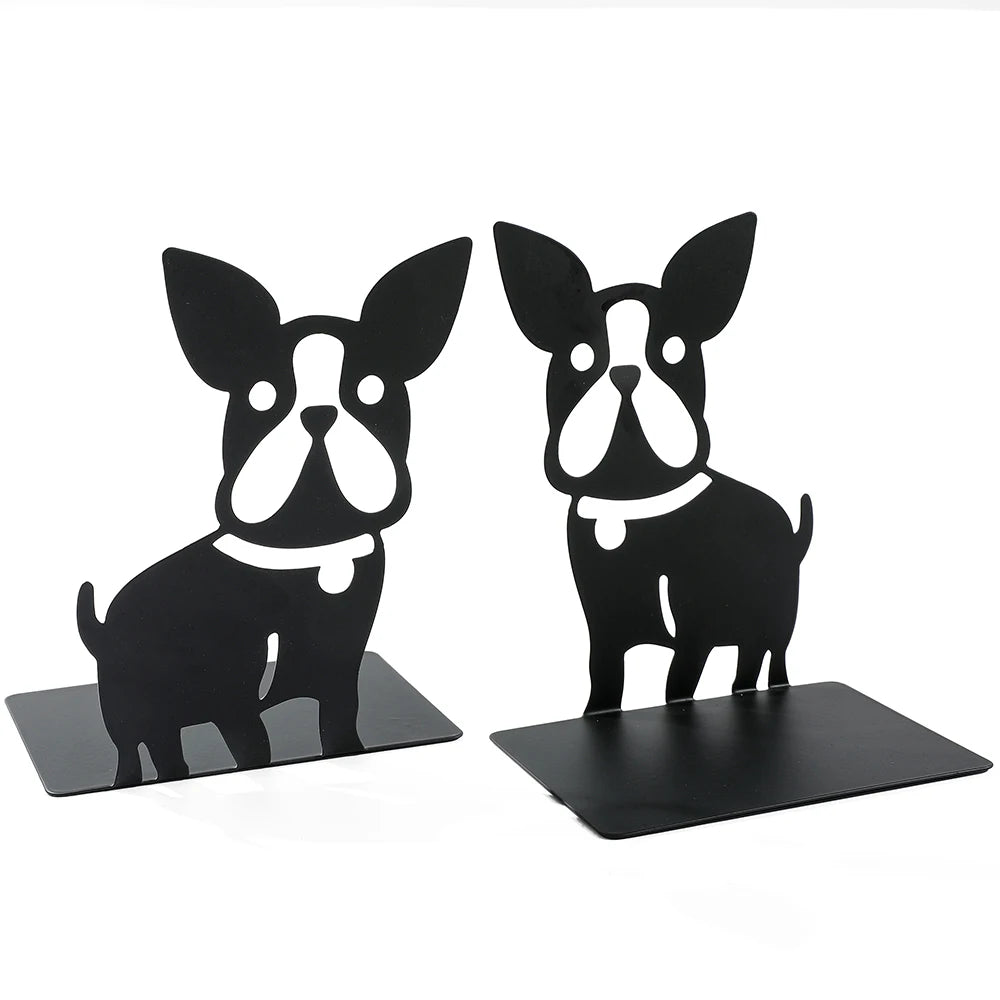 Black French Bulldog Bookend