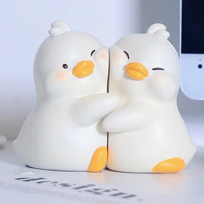 Hugging Duck Bookend