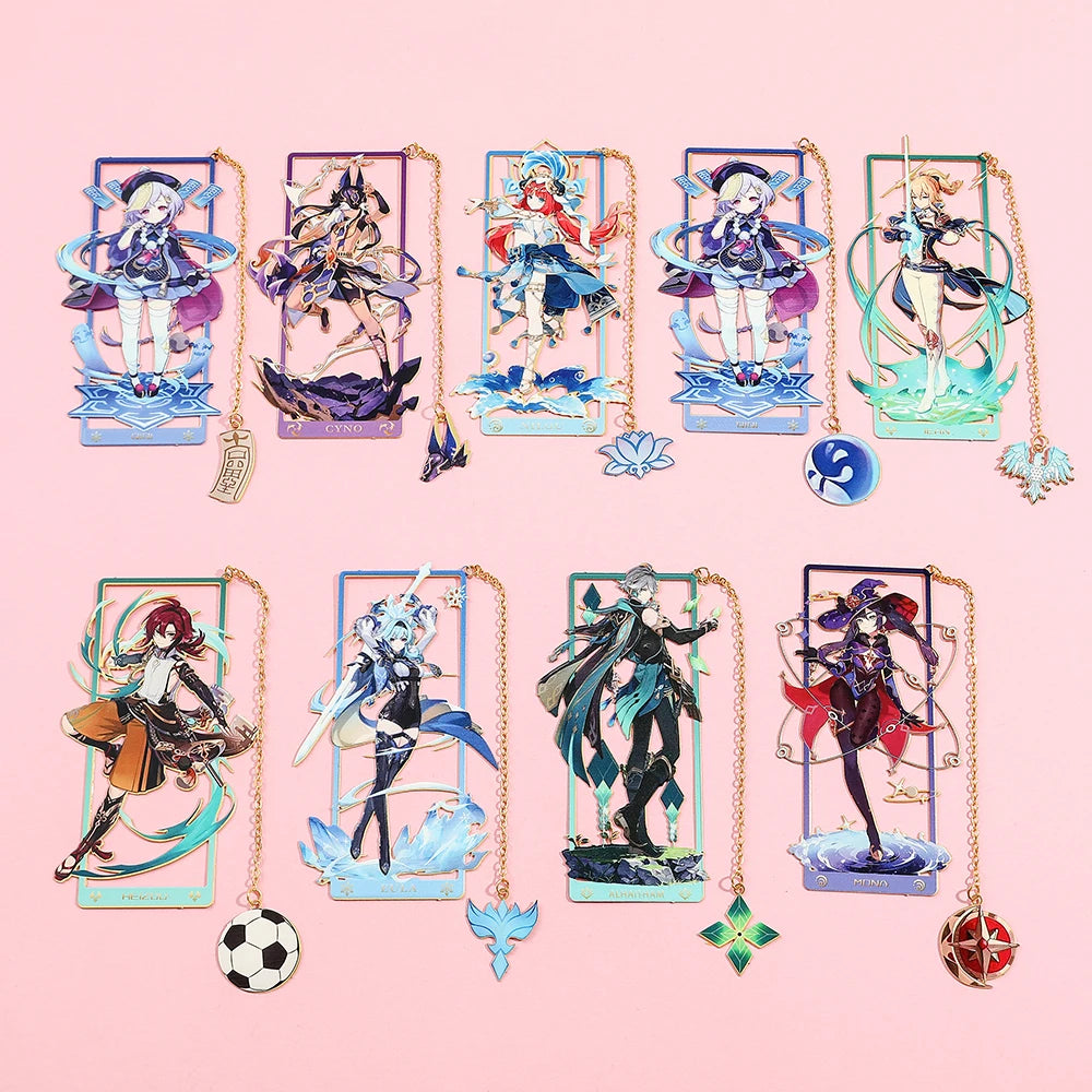 Genshin Impact Characters Bookmark