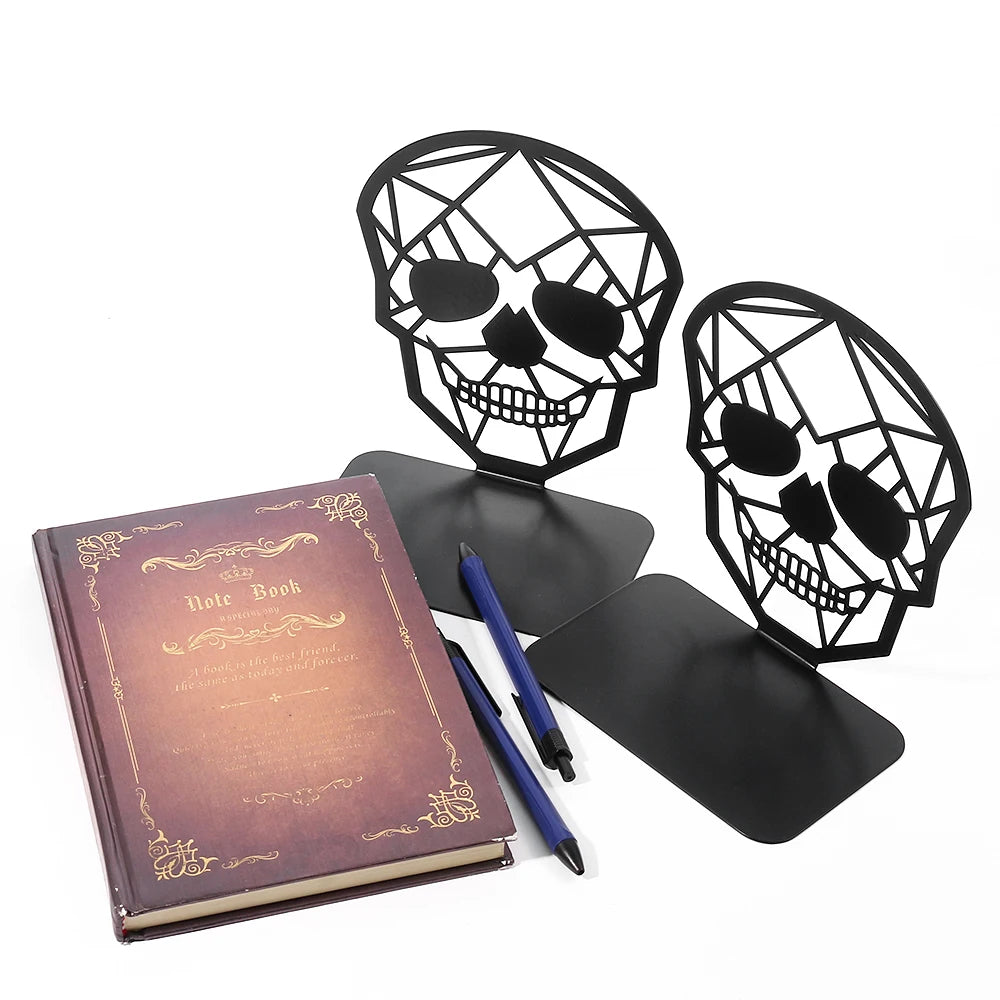 Black Skull Bookend