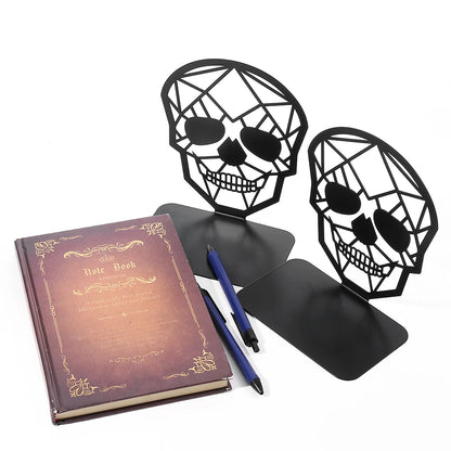 Black Skull Bookend