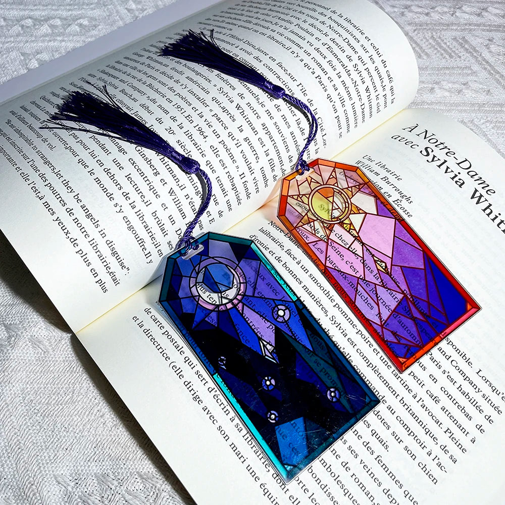 Prismatic Sun and Moon Bookmark