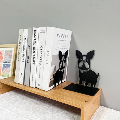 Black French Bulldog Bookend