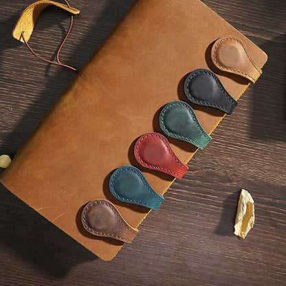 PageEase Magnetic Leather Bookmark