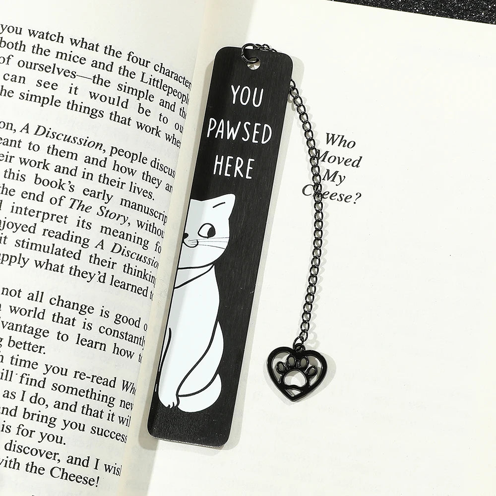 "You Pawsed Here" Punny Bookmark