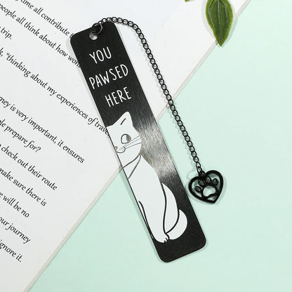 "You Pawsed Here" Punny Bookmark