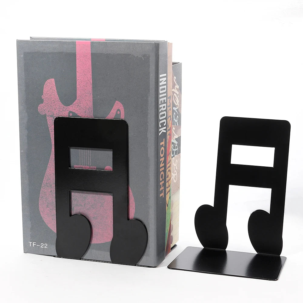 Black Music Note Bookend