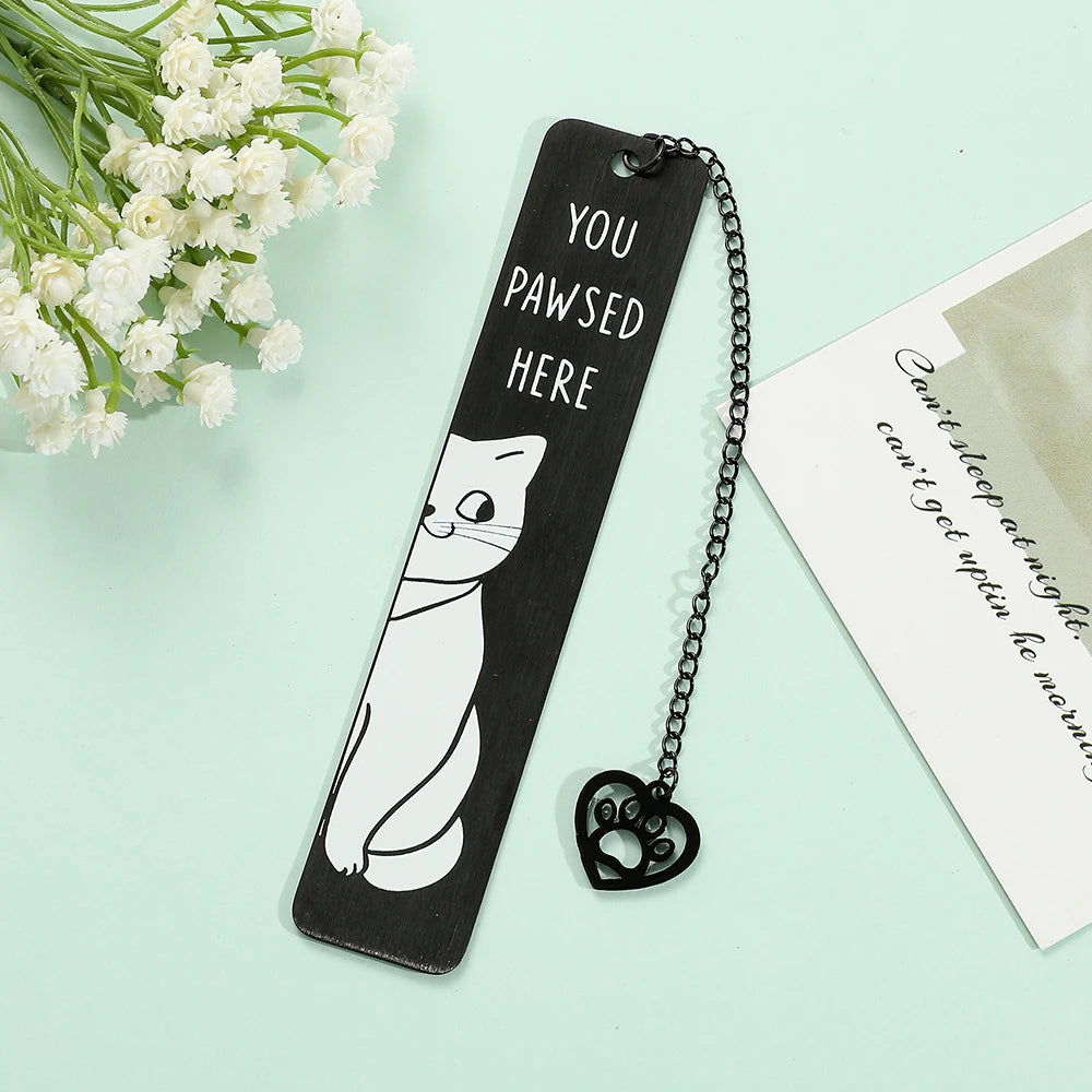 "You Pawsed Here" Punny Bookmark