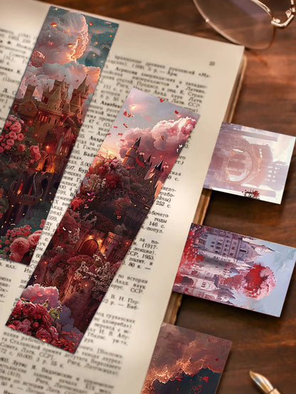 (30pcs) Medieval Architecture Bookmarks