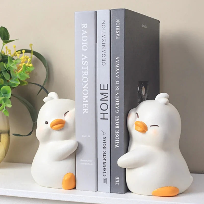 Hugging Duck Bookend