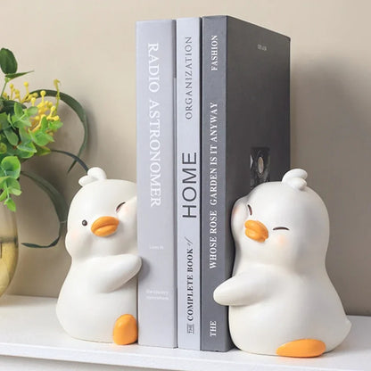 Hugging Duck Bookend