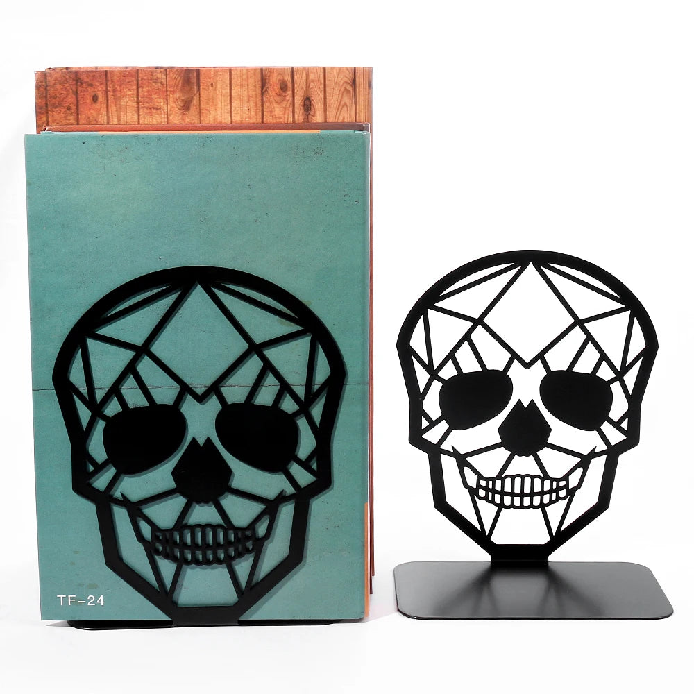 Black Skull Bookend