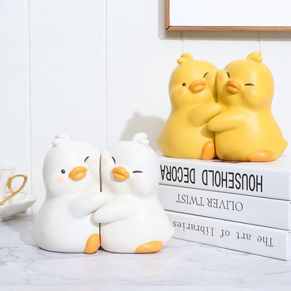 Hugging Duck Bookend