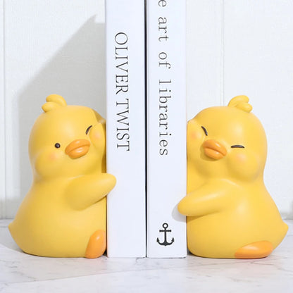 Hugging Duck Bookend