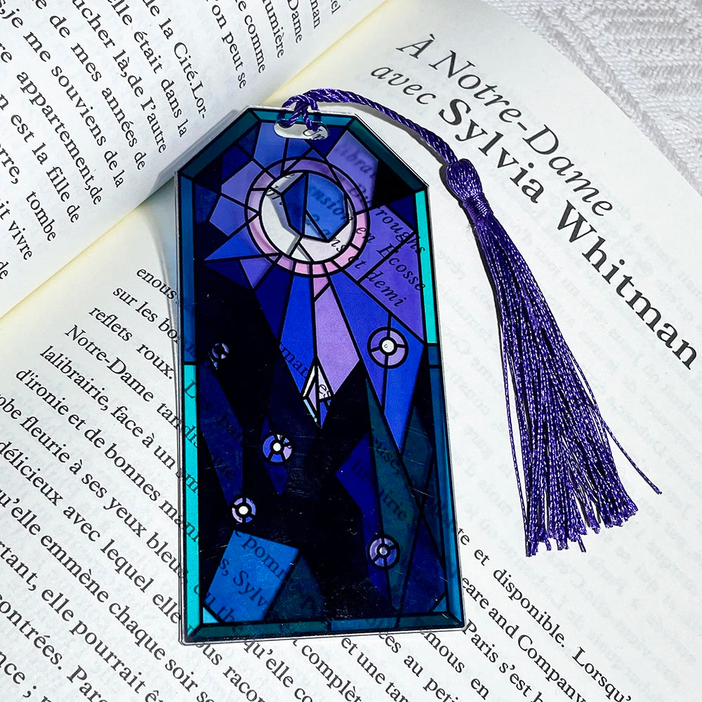 Prismatic Sun and Moon Bookmark