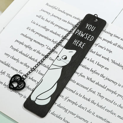 "You Pawsed Here" Punny Bookmark