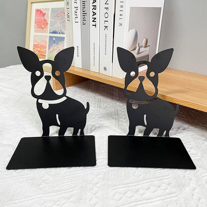 Black French Bulldog Bookend