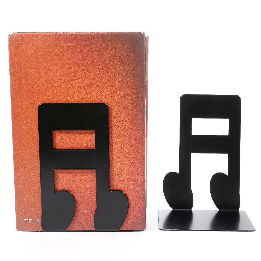 Black Music Note Bookend