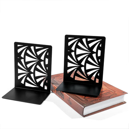 Black Fan Style Bookend