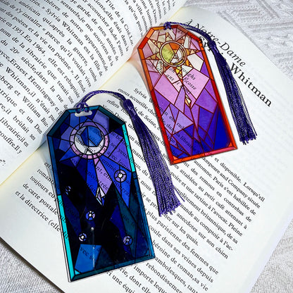 Prismatic Sun and Moon Bookmark