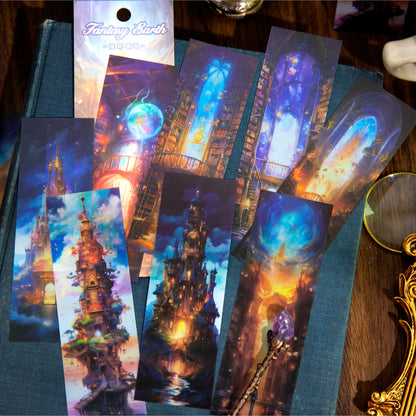 (8pcs) Fantasy Earth Bookmarks