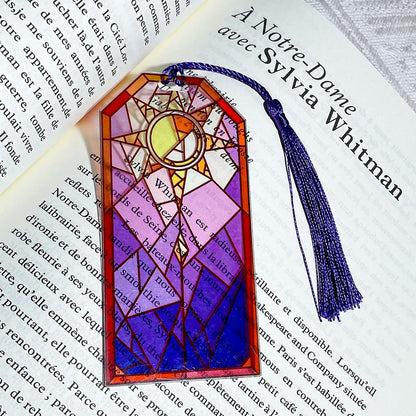 Prismatic Sun and Moon Bookmark