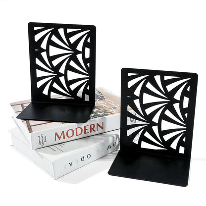 Black Fan Style Bookend