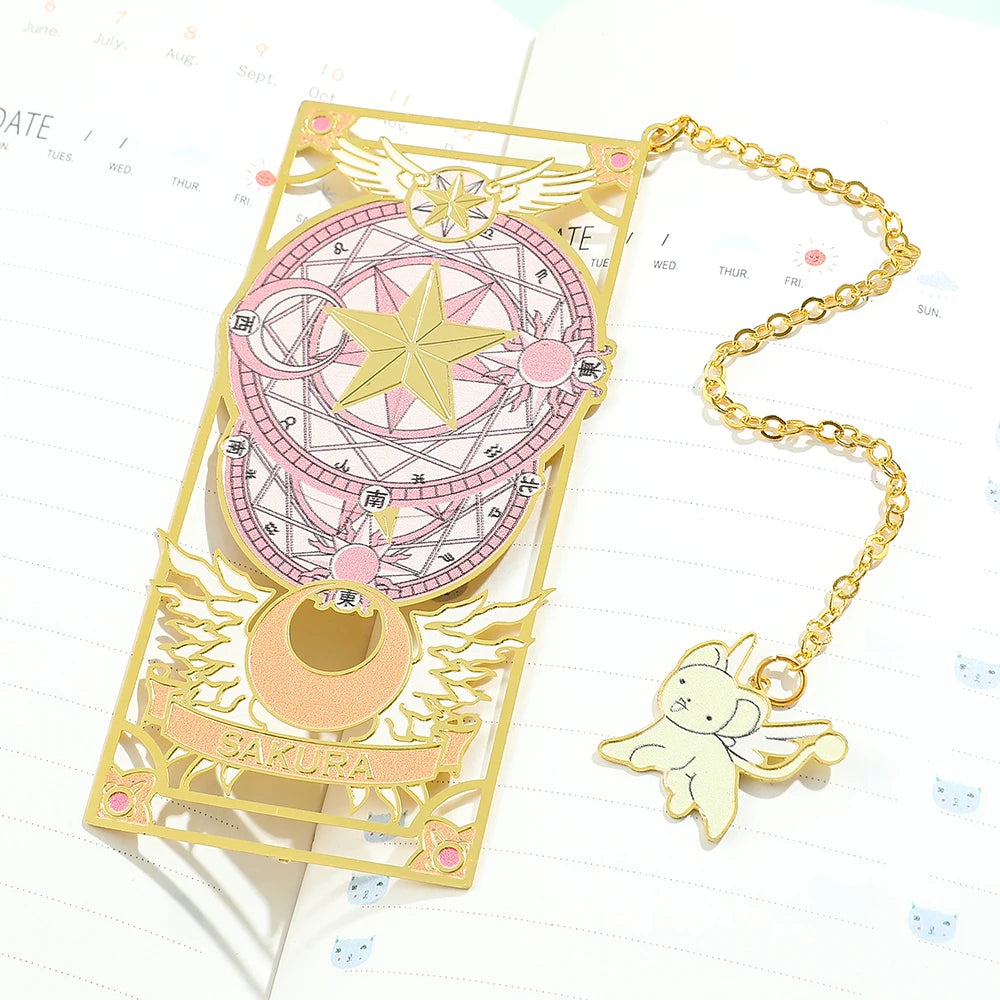 Golden Sakura Bookmark