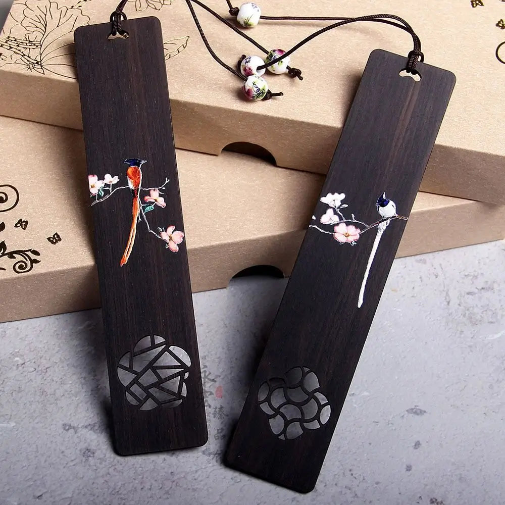 Chinese Style Wooden Bookmark