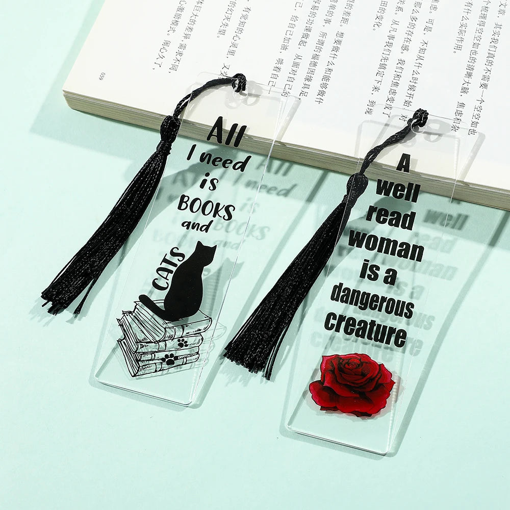 Funny Acrylic Bookmark Series