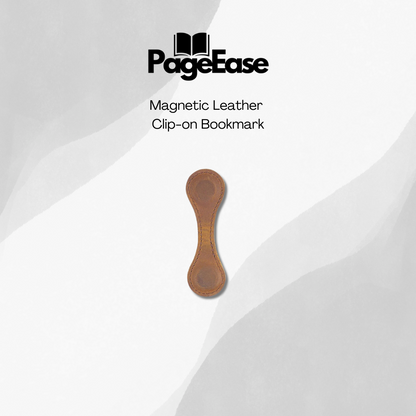 PageEase Magnetic Leather Bookmark