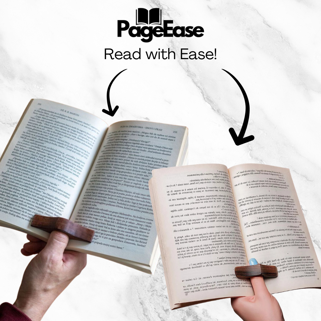 PageEase™ - Original Wooden Page Buddy